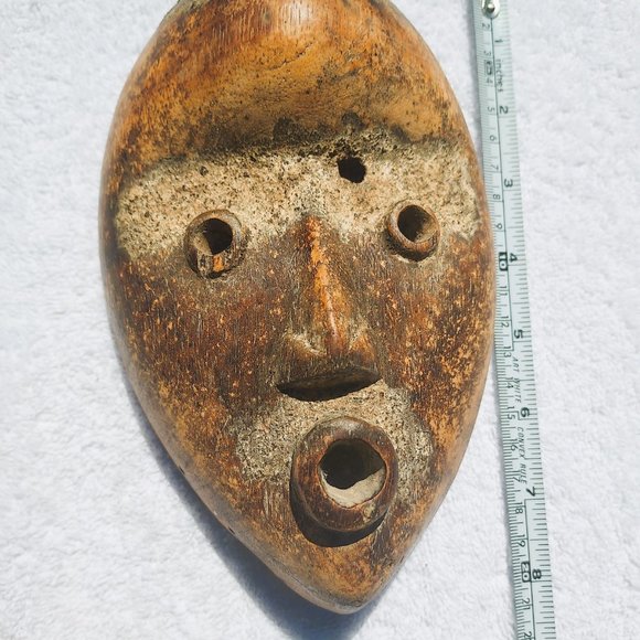 Lega Tribe African Mask - Vintage - Picture 3 of 4